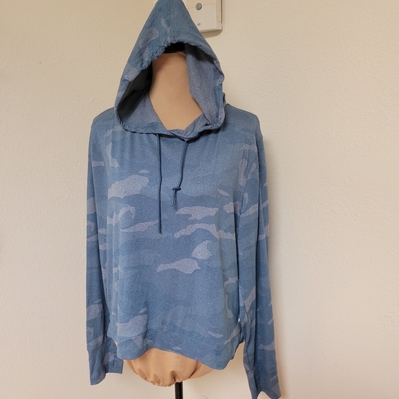 Spyder Blue Camo Hoodie - Picture 1 of 5